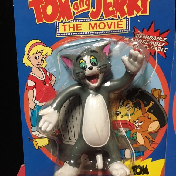 TOM AND JERRY VTG 1992 Bend-Ems Tom, Jerry & Robyn - Picture 3 of 14